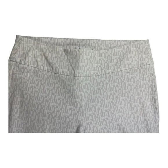 Rickis Gray Patterned Cropped Dress Pants Size L - Picture 7 of 7